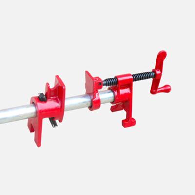 Heavy Duty Wide Base Iron Wood Metal Clamp Set Wood Gluing Pipe Clamp Set Wood Carpenters Workmanship Handle Durable-