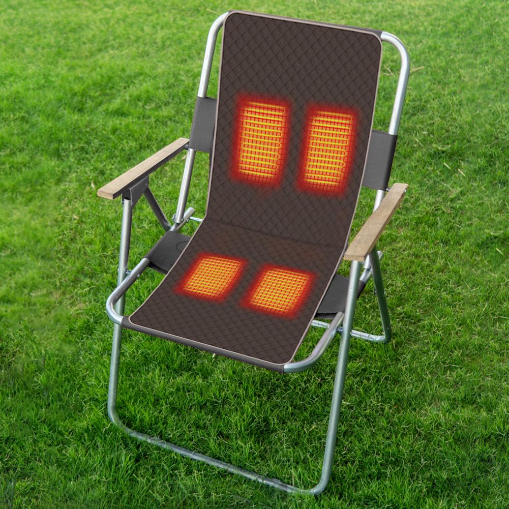 USB Heated Cushion Sleeping Electric Heating Pad Outdoor Camping Heated Mat 3-Level Temperature Rechargeable Heated Electric Mat