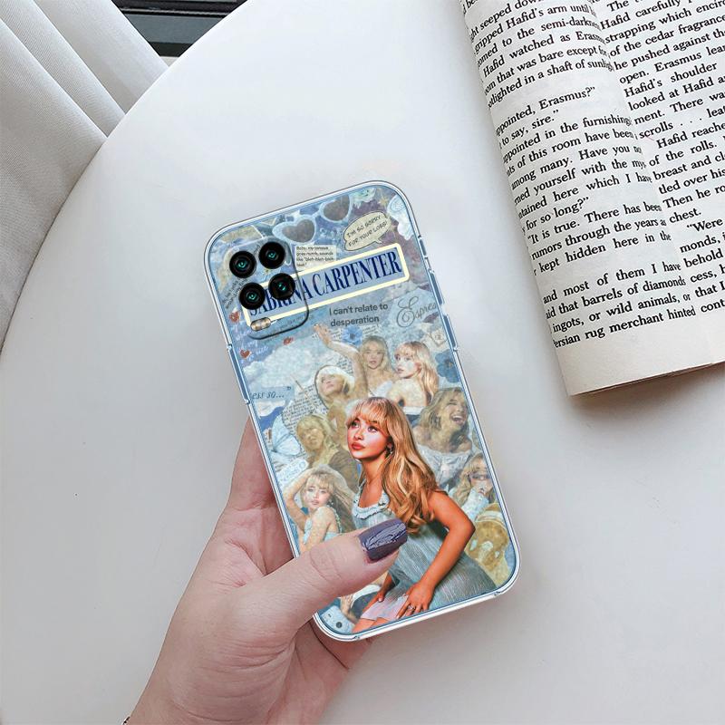 RP65 Sabrina Carpenter Transparent Phone Case for Motorola Moto Edge 20 30 40 50 S30 Fusion Ultra Pro Neo Lite + G200 G23