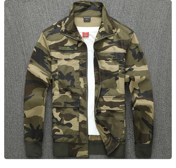 Camouflage Long Sleeve Workwear Suit for Welding & Auto Repair