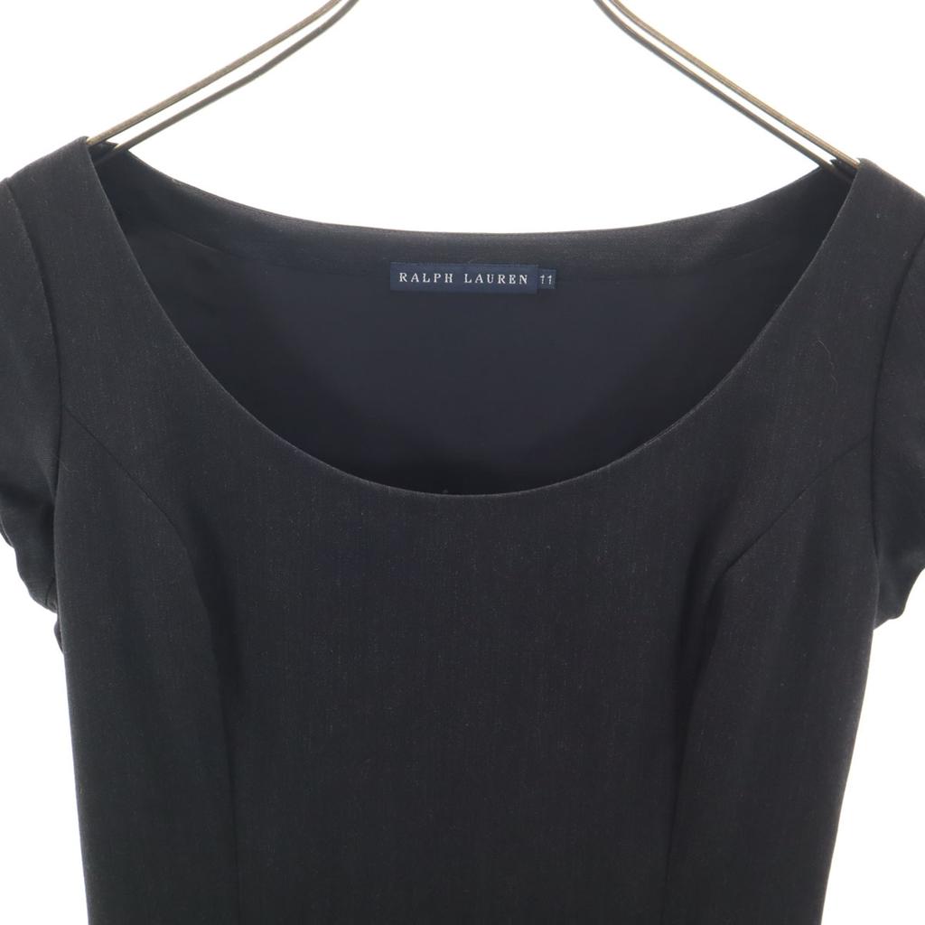 RALPH LAUREN French sleeve one piece 11 Charcoal gray Set Ensemble Women Used