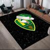 ADO Den Haag Flannel Pattern Square Carpet,Area Rug,Carpet Rug for Living Room Bedroom Sofa Playroom Decor,Non-slip Floor Mat