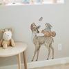 Cartoon Animal Sika Deer Fox Rabbit Room Background Decorative Wall Stickers Room Decoration