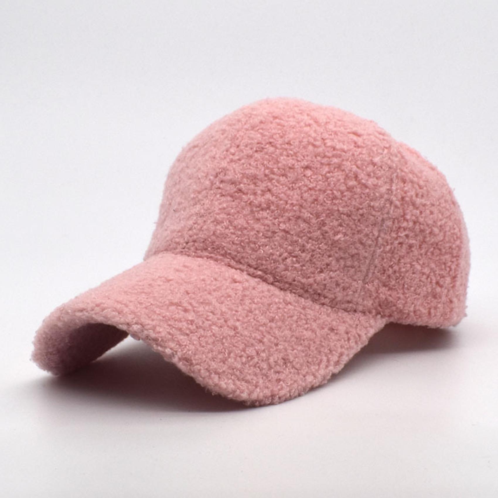 Cashmere Baseball Cap Latest Winter Wind Shield Lamb Wool Caps Warm Caps Women Men Plush Simple Hat Leisure Comfortable Outdoor Use Hats One Size