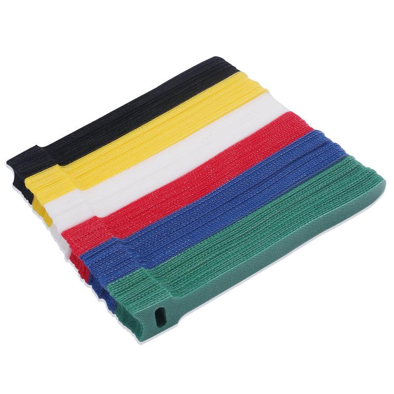 Nylon Hook & Loop Cable Ties, Reversible Buckle Storage & Organizer Straps for Data & Headphone Cables