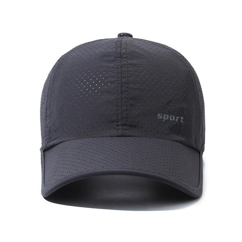 Quick Dry Baseball Cap For Men Outdoor Sports Mesh Breathable Sun Hat Portable Man Hiking Fishing Golf Adjustable Caps