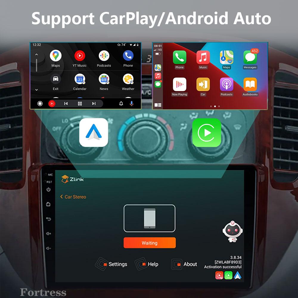 Fortress For Toyota Highlander 1 XU20 2001-2007 Multimedia Video Player Navigation Stereo 2 Din DVD Head Unit Android Car Radio