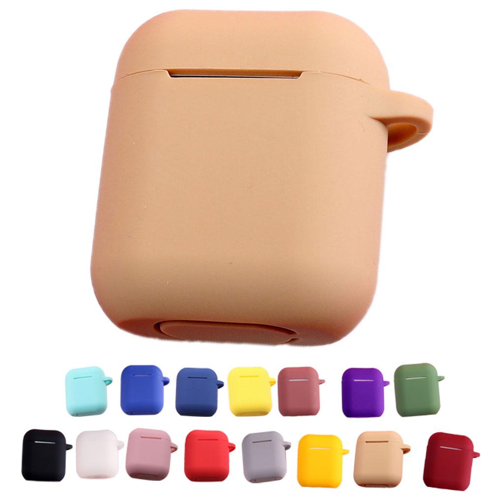 Earbuds Protective Skin Earphone Cover Silicone Case Anti Lost Hook For