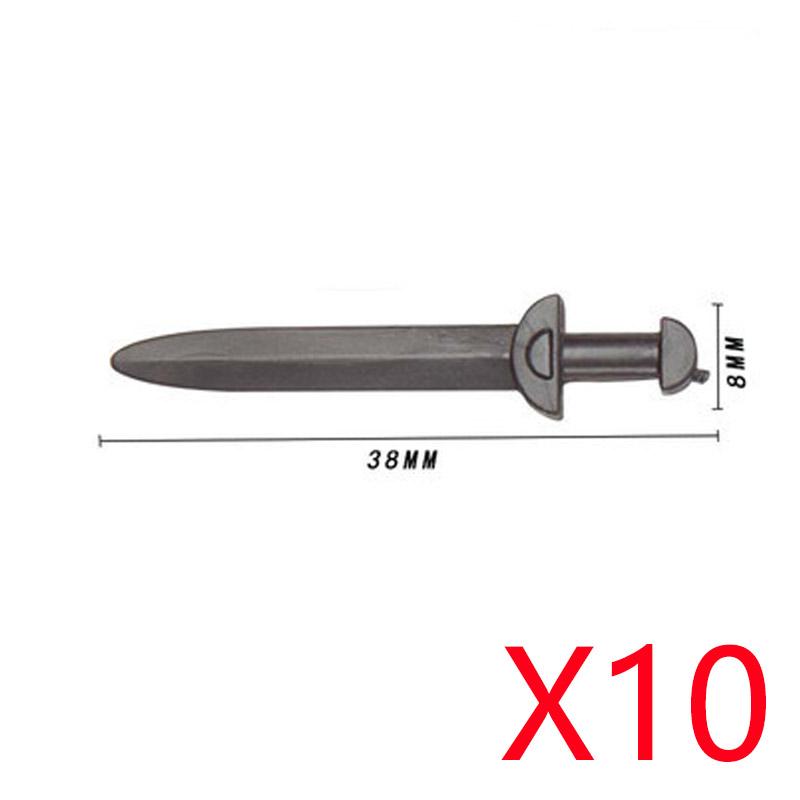 MOC Mattoncini Militari Figura Medievale Soldato Accessori Arma Spada Ascia Coltello Pugnale Martello Giocattolo Mini Mattoncino Regalo R027