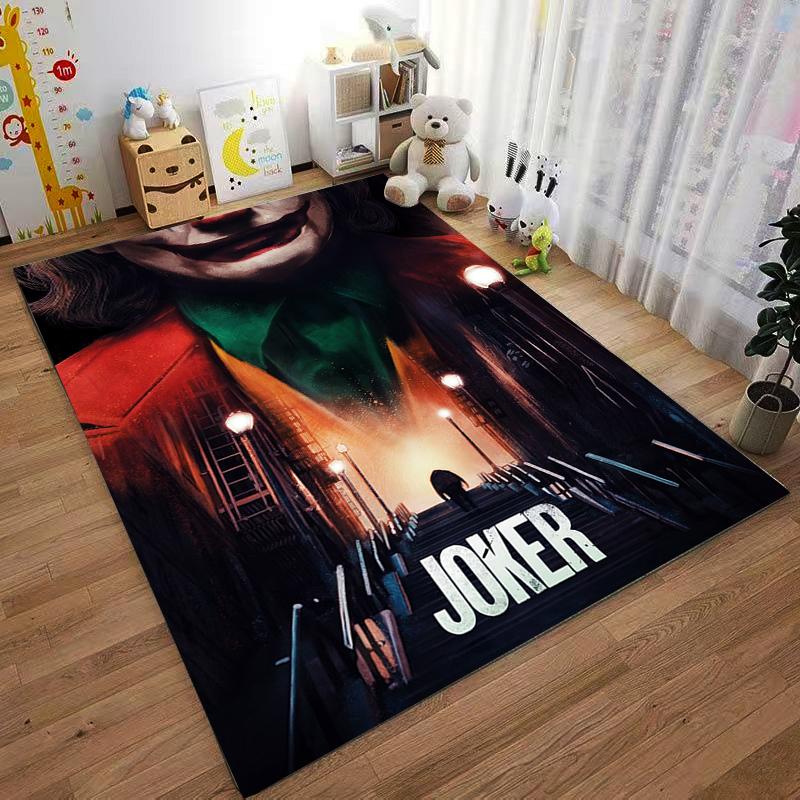 Glamorous Joker Carpet, Dramatic Home Decor Suitable for Use As an Anti-slip Game Mat for Living Room and Bedroom Sofas