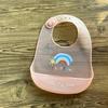 Soft Adjustable Silicone Baby Bib, Durable and Skin-friendly. Perfect for Toddler Daily Feeding.