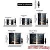 2pcs, 2D FLAT PRINTING Curtains (Without Rod) Butterfly Tales Light Filtering Chic Curtains Polyester Curtains Decorations