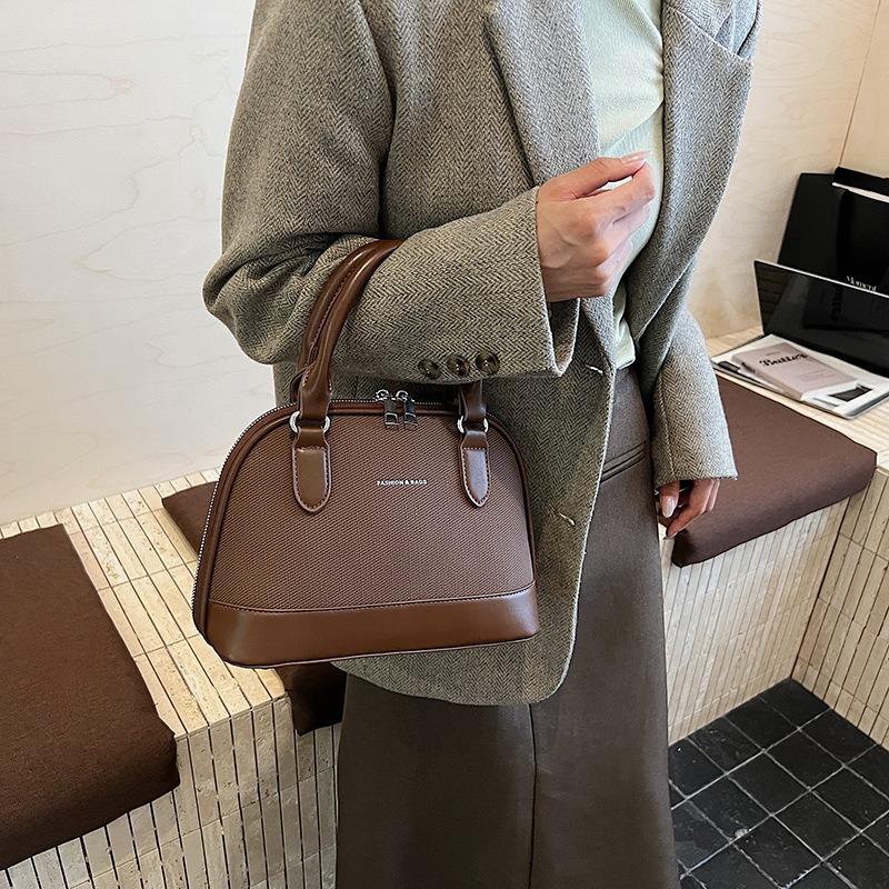 New simple portable women's bag fashion casual shoulder bag texture messenger bag