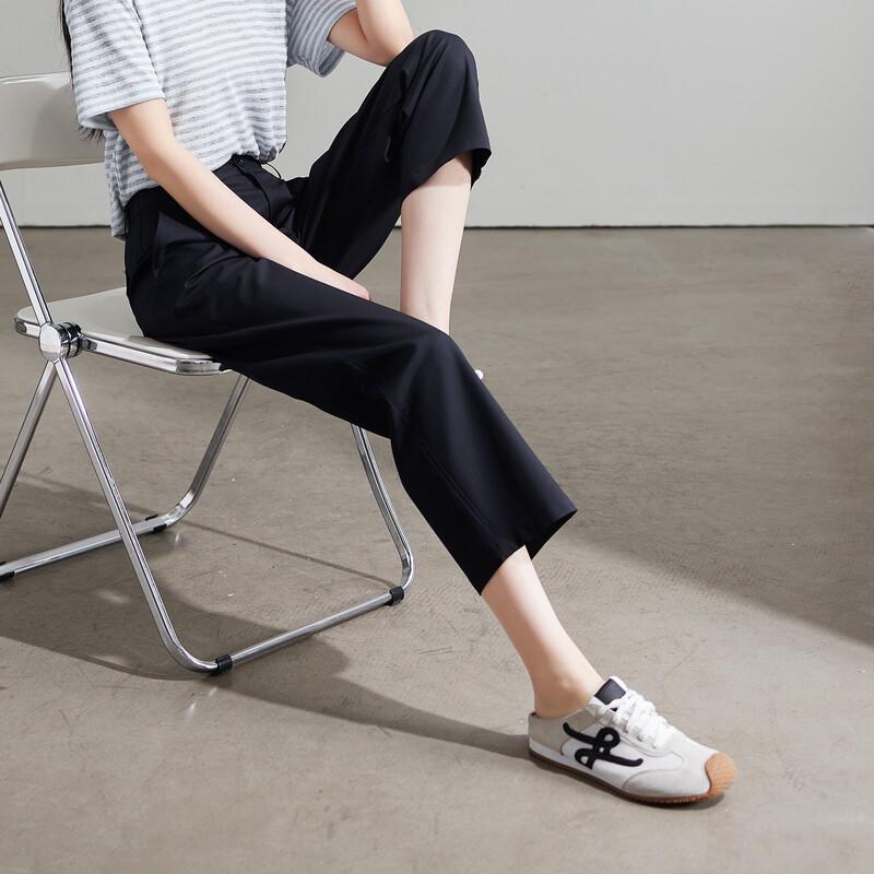 SOFSIL Women's 2026 Summer Stylish Relaxed Straight-Leg Ankle Pants