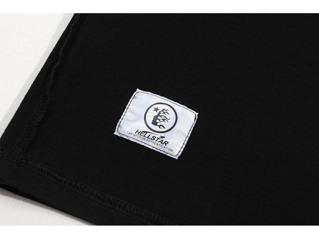 Hellstar American Streetwear Unisex Terry Sweatshirt: Trendy, Printed, and Loose Fit