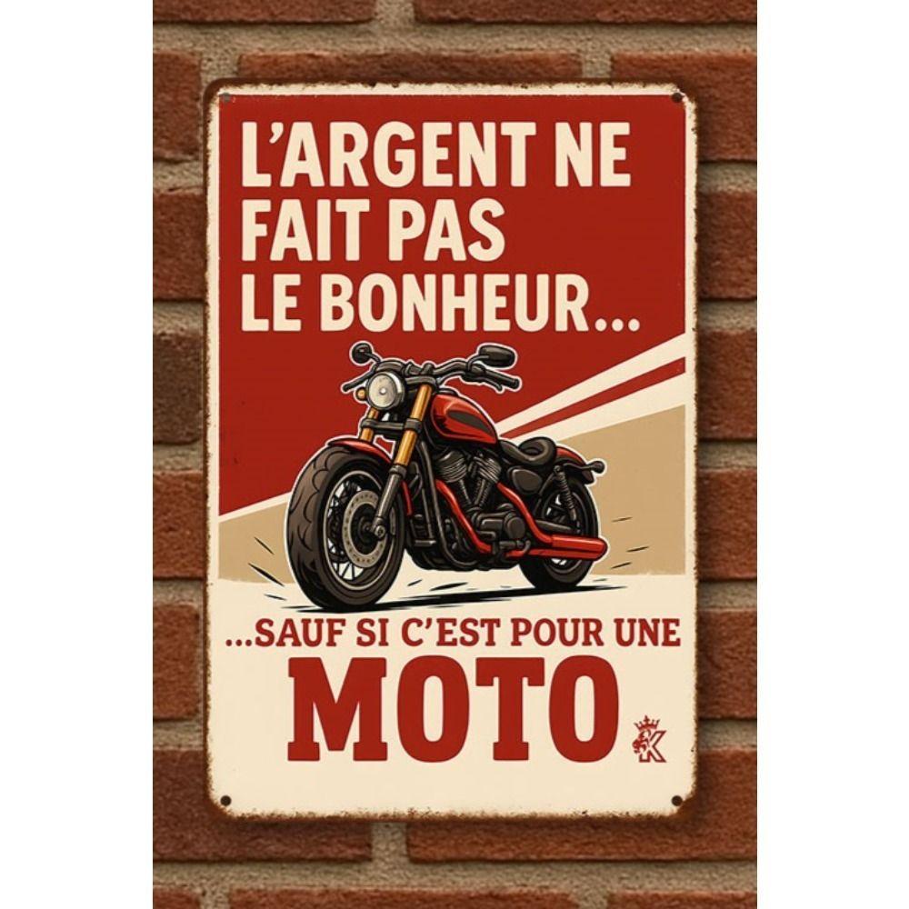 Vintage Retro Motorcycle Tin Sign Metal Wall Art Decor for Home Garage Man Cave Bar Cafe 20x30cm