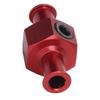 Fuel Pressure Gauge Adapter T Shape 3Celsius8in Hose Port 1Celsius8in NPT Fitting   Auto Parts
