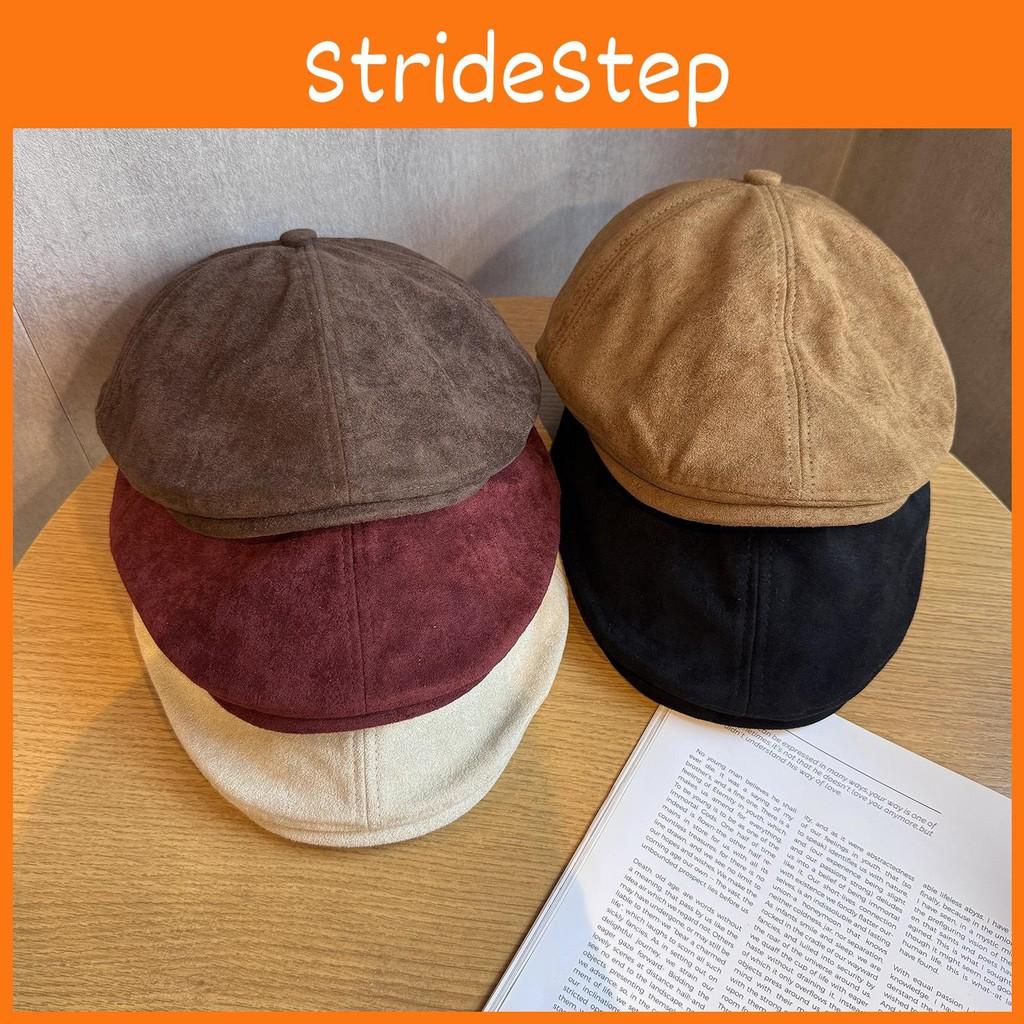 Solid Color Vintage Hat Women Polyester Material Sun Protection Adjustable Fit