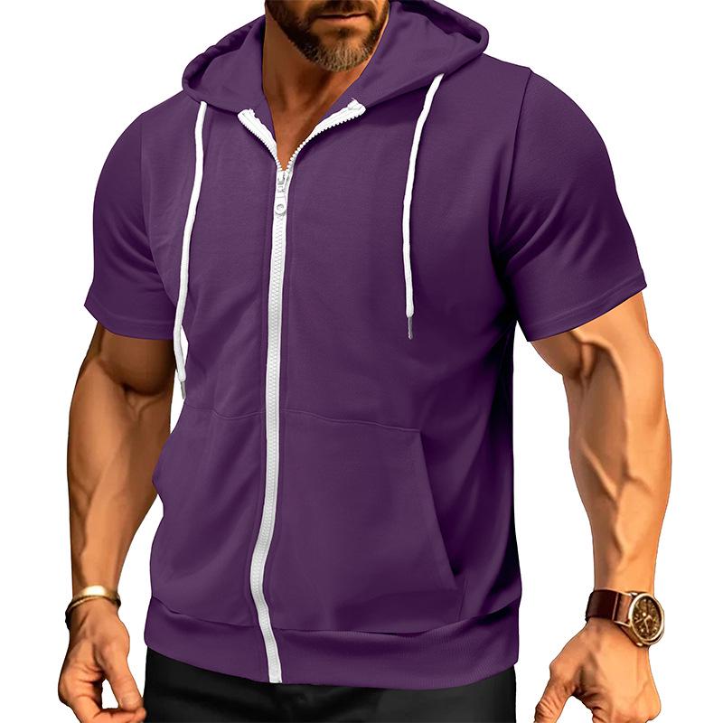 European & American Style Plus Size 3D Men's Zipper Hoodie Jacket 2026