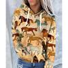 Lovely Cute Cat 3d Print Hoodie Women Fashion Oversized Women Hoodies Sweats Coat Girl Hooded Sweats Pullover Women's Clothing