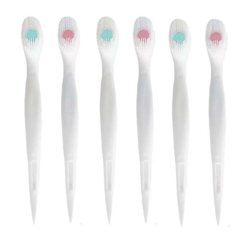 Mint Peach Flavored Bead Toothbrush Deeply Cleanses The Mouth Portable Mini Brush Suitable For Convenient Travel And Travel