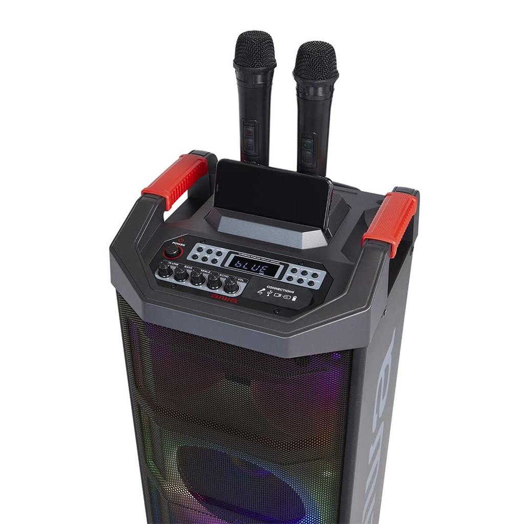 Speaker with Karaoke Microphone Aiwa KBTUS-710MKII 700 W Black (Refurbished C)