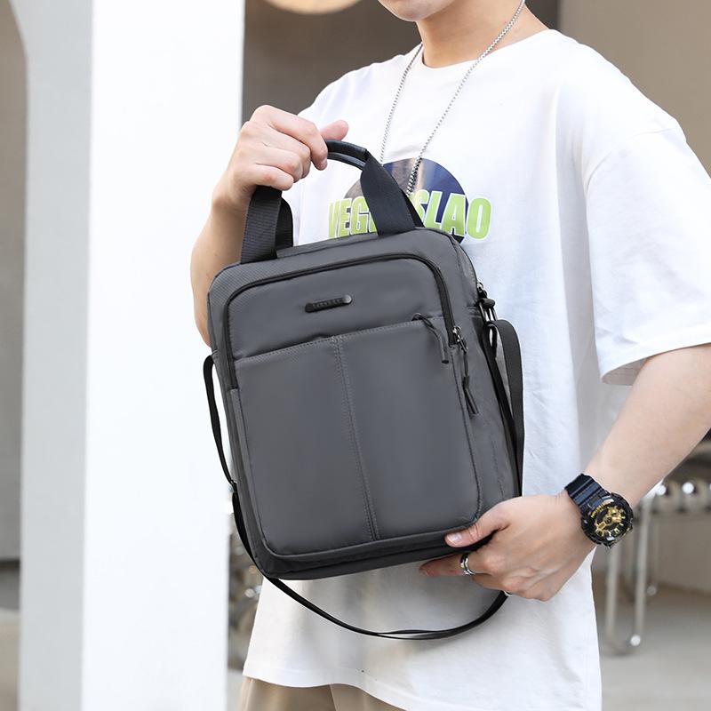 Large-capacity Single-shoulder Bag with Multiple Pockets, Handbag for Business Commuting, Men's Bag