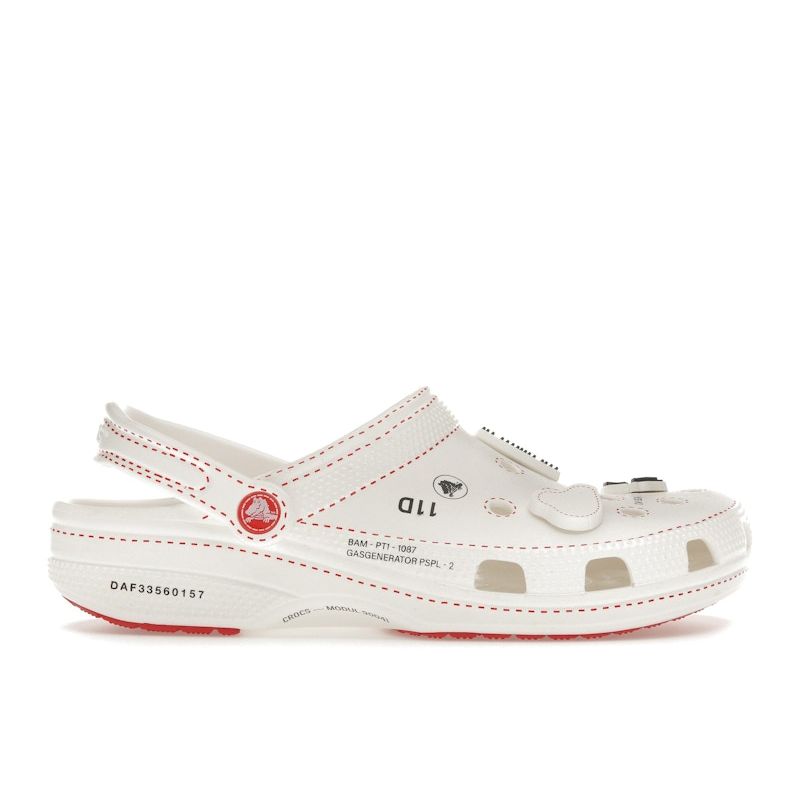 

Crocs Classic Clog Kanghyuk White Red Black Unisex 208475-100 43-44