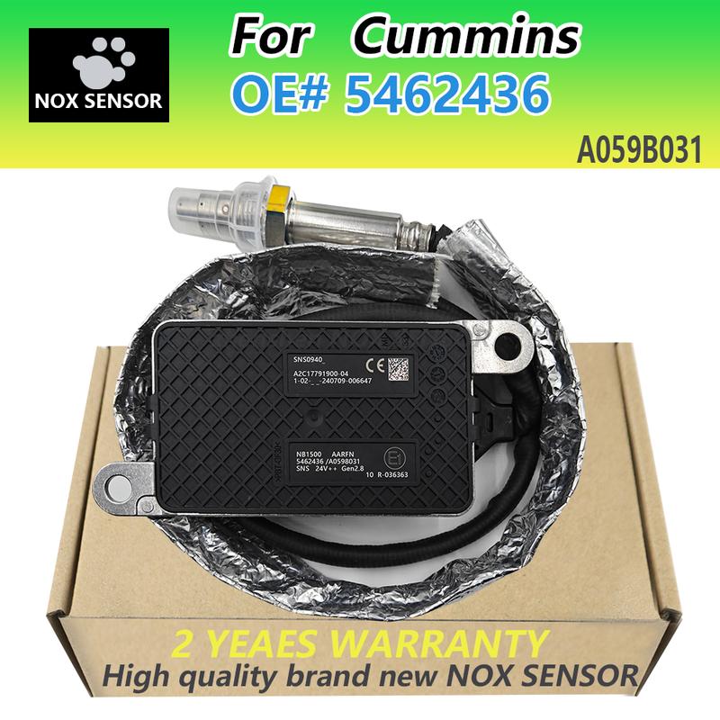 High Quality 5462436RX 5462436 New Nitrogen Oxide Sensor Nox Sensor For Cummins Truck 24V A059B031 A2C17791900-04, Made In