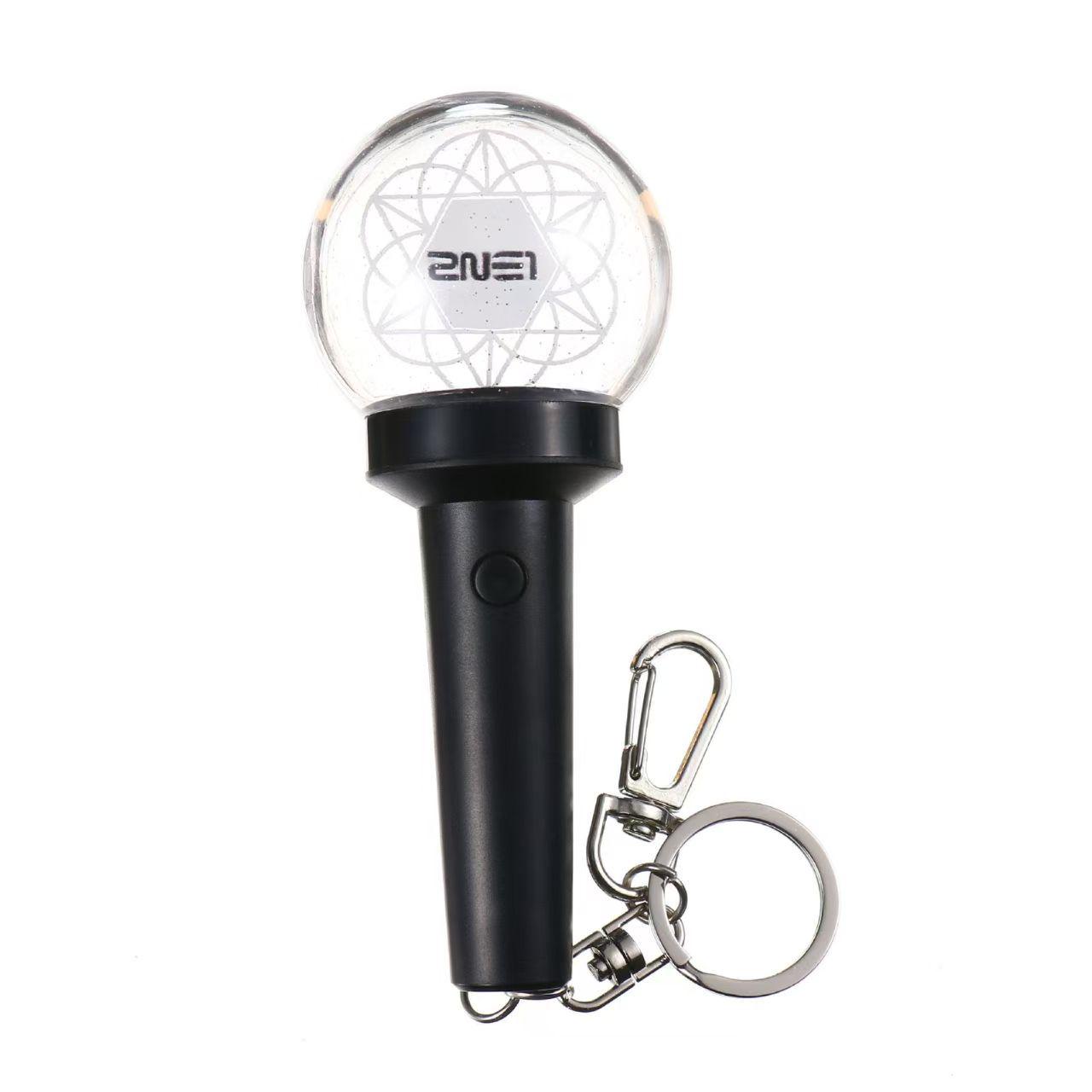 2NE1 Mini Light Stick Keychain – Luminous Handheld Pendant