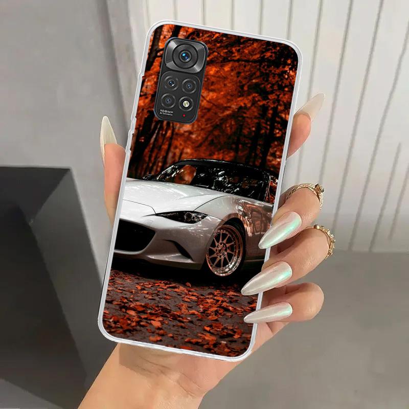 JDM Car MX5 Cute Phone Case for Xiaomi Redmi Note 15 14 14S 13 12S 12 Pro 11S 11 Plus 11T 11E 10S Soft Funda Print Shell Redmi N