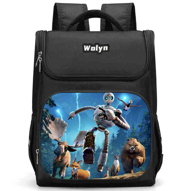 Wilderness Robot Backpack Student Schoolbag Computer Bag small (grade 1~2)