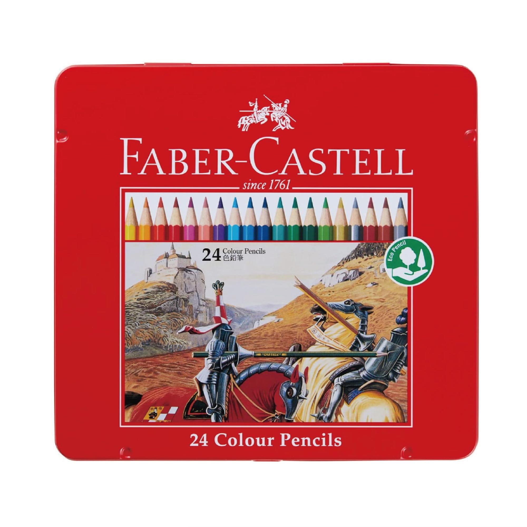 Цветные карандаши 27131002 Faber-Castell, набор из 24 цветов,