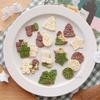 Cartoon Mini Christmas Biscuit Mold Marry Christmas Theme Cookie Cutter Embossing Mould Party Cupcake Baking Accessories Tools