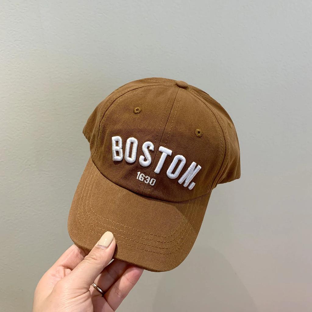 Letter Embroidery Kids Baseball Cap Solid Color Hip Hop Snapback Hat for Boy Girl Peaked Caps Summer Adjustable Children Sun Hat