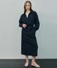IHR Wrap Shirt Dress / Dark Navy