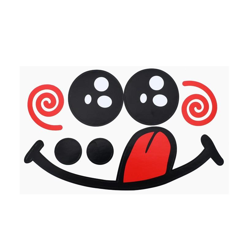 5/10pcs Balloon Wave Ball Cartoon Shape Sticker Handmade Creative DIY Decoration Super Cute Animal Eye Expression Self Adhesive