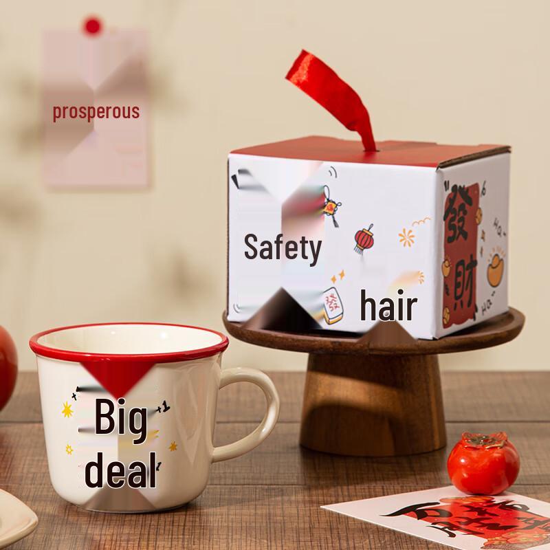 340ml Ceramic Handle Mug