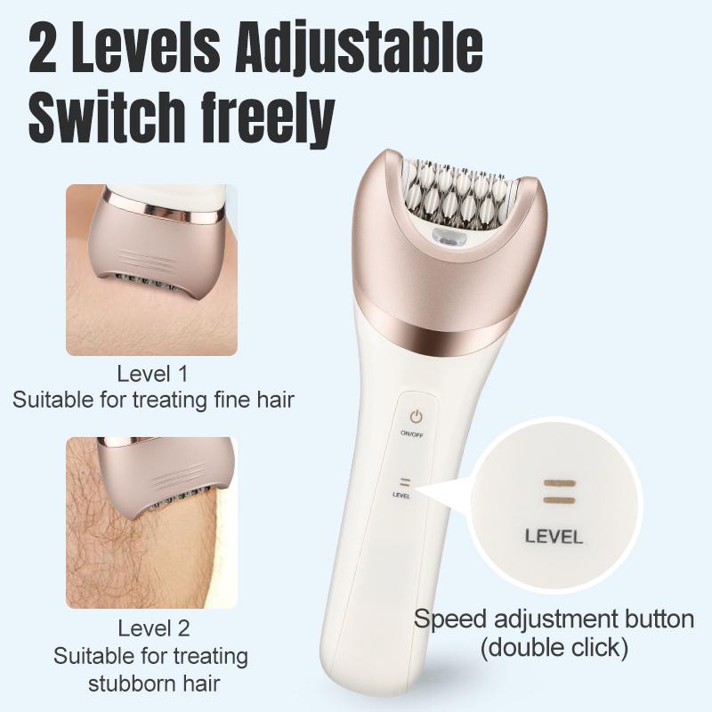 New Multifunctional Women's Epilator 6 In 1 Full Body Shaver USB Electric Washable Epilator Set