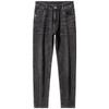 Foreign Trade Surplus Spring and Autumn New Style Gray Retro Jeans for Men, Heavyweight Straight Loose Fit, Stretchy, Cool Casual Long Pants