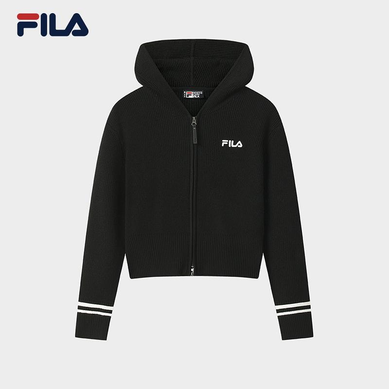 New FILA ORIGINALE Sweaters Women's Jet Black BK F51W549405F-BK