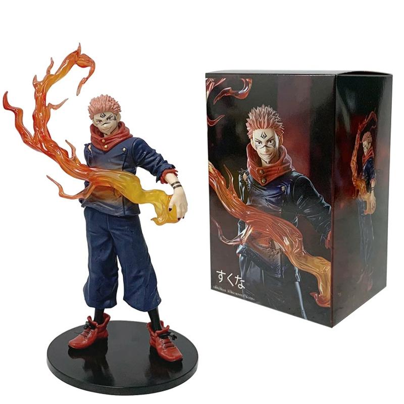 Animation Jujutsu Kaisen Figure Ryomen Sukuna Itadori Yuji Action Figures Polyvinyl Chloride Statue Tabletop Ornamen Collector Miniature Playthings