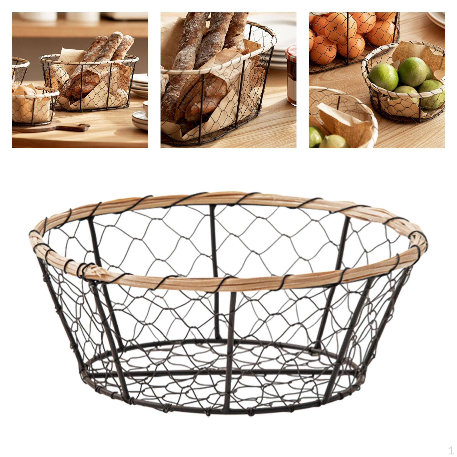 

Кошик для яєць, фруктів і овочів, портативний тримач для обіду Round L