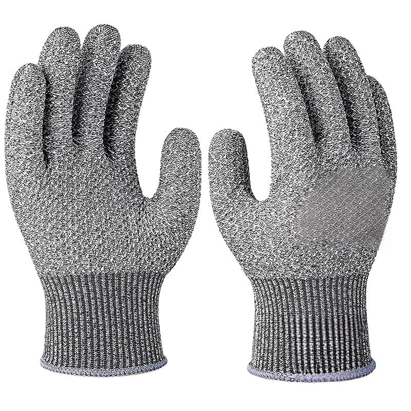 HPPE Cut Resistant Gloves for Kitchen Work Anti Cut Comfort Grip Level 5 High Performance Cut Resistant Gloves (Gray,Xs)