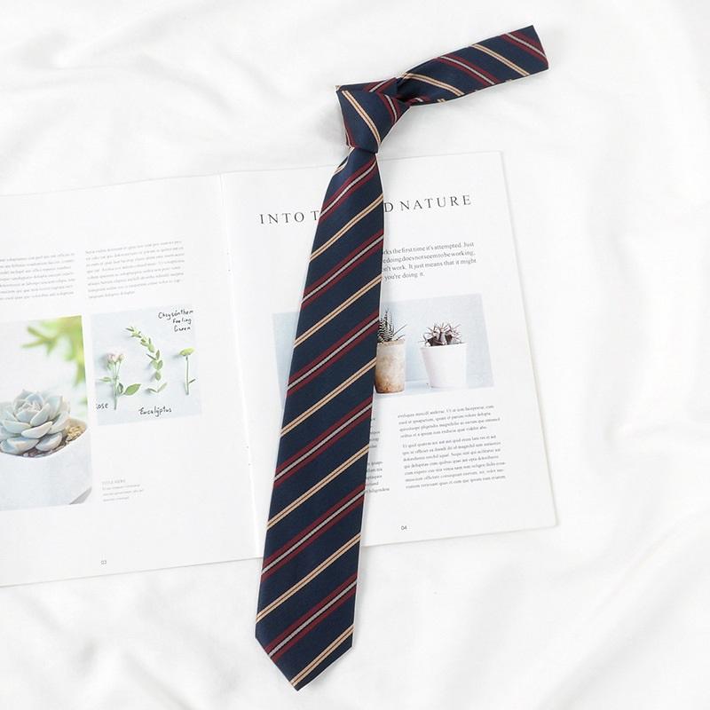 Korean Striped Hand Tie Jk College Style