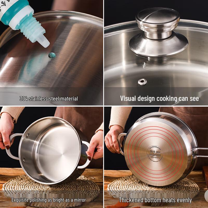 Odin Zall Classic Stainless Steel Cookware Set