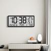 Creative Multifunctional LCD Wall Clock – Modern Large Screen Alarm Clock for Living Room