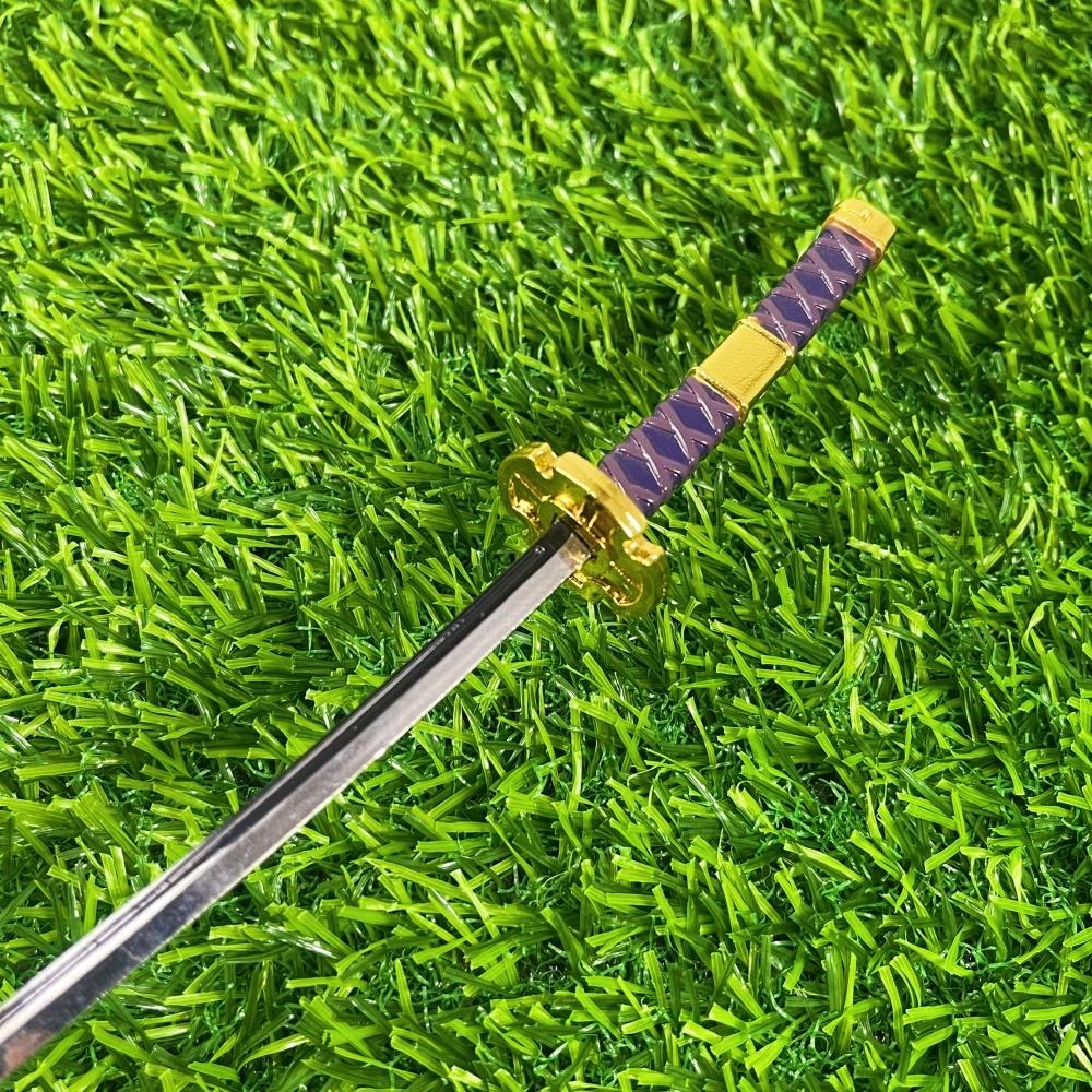 10inch Red Roronoa Zoro Katana Metal Anime Zoro Sword Real Size Japanese Katana Iron Ninja Knife Original Samurai Sabre Gift