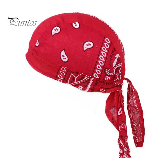 Cotton Men Women Pirates Cycling Cap Bike Headband Hat Bandana Headcloth