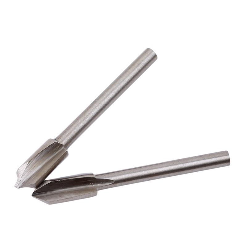 10 Stück/Set Mini HSS Fräser Bits Trimmer 3,175 mm Schaft für Dremel Rotationswerkzeuge